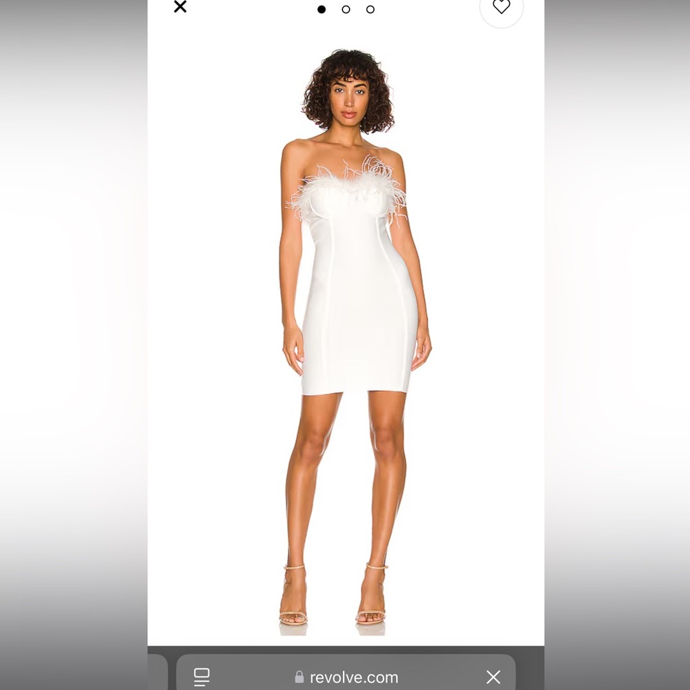Superdown Ramona Bustier Dress in White